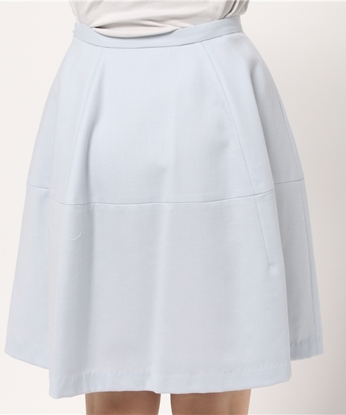 SLOBE IENA(スローブイエナ)の「ハイカウントフラノキリカエスカート◆(スカート・レディース・スカイブルー/キャメル・38/36/40)」の7枚目の写真