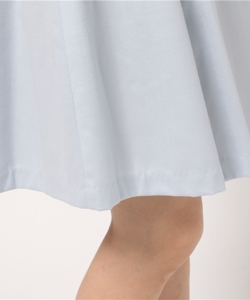 SLOBE IENA(スローブイエナ)の「ハイカウントフラノキリカエスカート◆(スカート・レディース・スカイブルー/キャメル・38/36/40)」の10枚目の写真