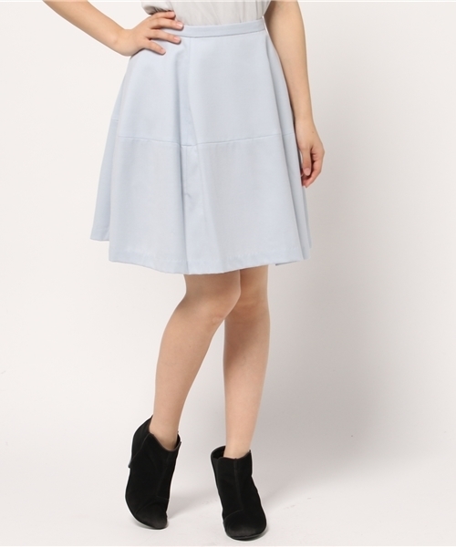 SLOBE IENA(スローブイエナ)の「ハイカウントフラノキリカエスカート◆(スカート・レディース・スカイブルー/キャメル・38/36/40)」の14枚目の写真