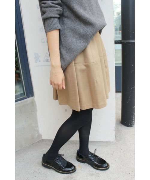 SLOBE IENA(スローブイエナ)の「ハイカウントフラノキリカエスカート◆(スカート・レディース・スカイブルー/キャメル・38/36/40)」の17枚目の写真