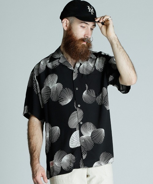 ２５SS Schott ショット × PJ × パイナップルジュース Schott/ショット/×PJ/×パイナップルジュース/RAYON SHIRT SHELL
