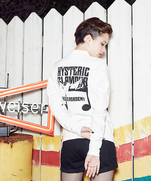 ヒステリックグラマー Tシャツ HG ACADEMY ヒスガール アーチ XL