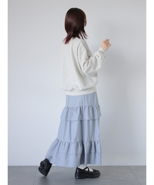 ehka sopo(エヘカソポ)の「ドッグプリントスウェット(Tシャツ/カットソー・レディース・グレー/ピンク/イエロー・F)」の16枚目の写真