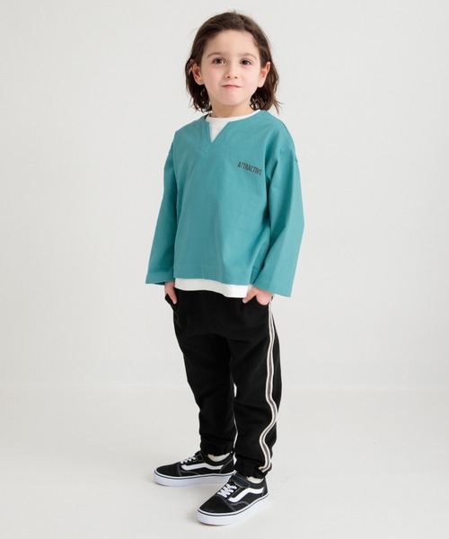 BRANSHES（ブランシェス）の「【サイドライン入り】ジョガーパンツ（その他パンツ・キッズ・ブルー/ブラック/グレー・120/80/130/140/150/160/90/100/110）」の18枚目の写真