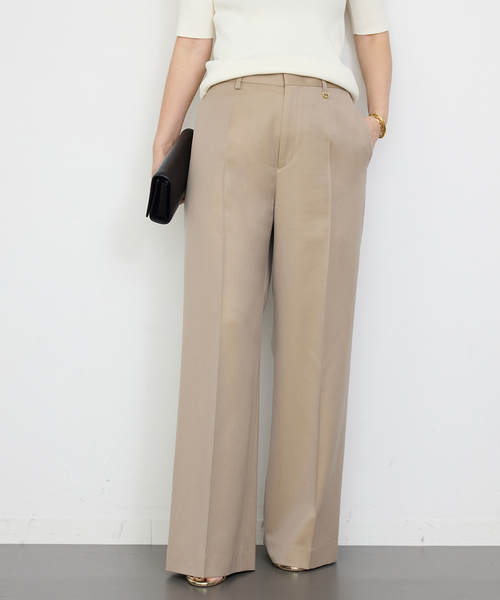 未使用級✨ドゥーズィエムクラス　22SS　WOOL SARUEL パンツ　36 ドゥーズィエムクラス Summer wool パンツ サマーウール - メルカリ