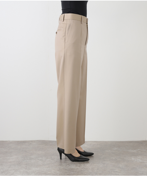 Deuxieme Classe ecru パンツ セール】WOOLSILK ギャバパンツ（その他パンツ）｜Deuxieme