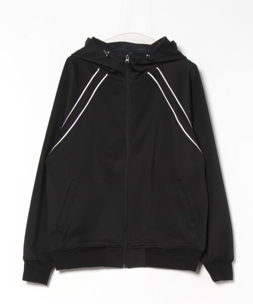 CORISCO（コリスコ）の「エステル パイピング使いトラックジャケットパーカー(M1)（パーカー・メンズ・ブラック/チャコールグレー/ネイビー・LARGE/X-LARGE/MEDIUM）」の8枚目の写真