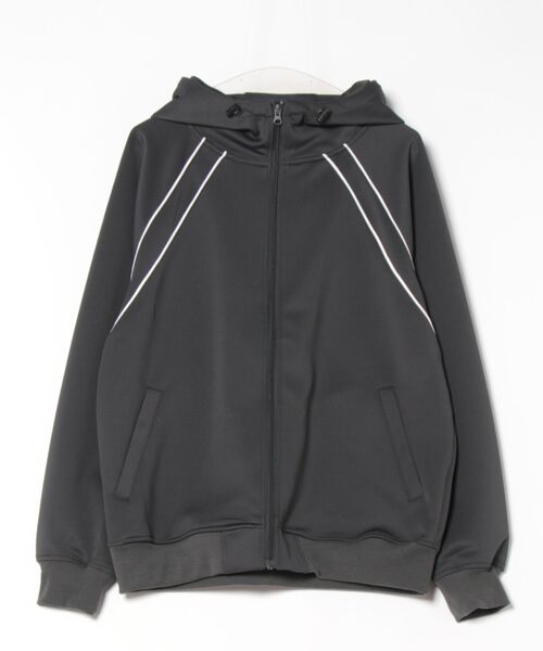 CORISCO（コリスコ）の「エステル パイピング使いトラックジャケットパーカー(M1)（パーカー・メンズ・ブラック/チャコールグレー/ネイビー・LARGE/X-LARGE/MEDIUM）」の11枚目の写真