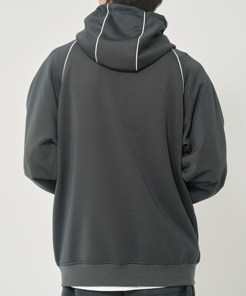 CORISCO（コリスコ）の「エステル パイピング使いトラックジャケットパーカー(M1)（パーカー・メンズ・ブラック/チャコールグレー/ネイビー・LARGE/X-LARGE/MEDIUM）」の10枚目の写真