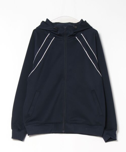 CORISCO（コリスコ）の「エステル パイピング使いトラックジャケットパーカー(M1)（パーカー・メンズ・ブラック/チャコールグレー/ネイビー・LARGE/X-LARGE/MEDIUM）」の14枚目の写真