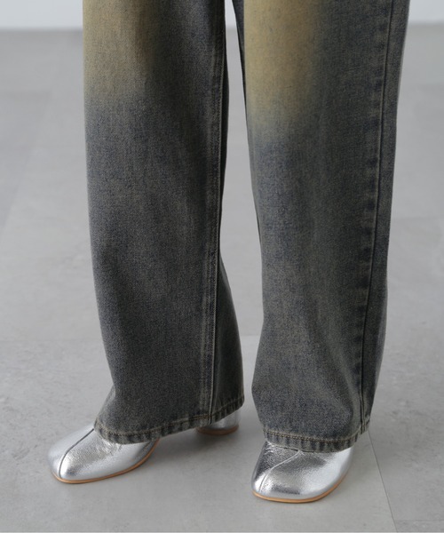 FREE'S MART(フリーズマート)の「◆ブラストオーバーダイワイドストレートデニム(デニムパンツ・レディース・ブラック系その他5/ブルー系その他4・MEDIUM/SMALL)」の22枚目の写真