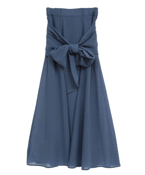 CRAFT STANDARD BOUTIQUE（クラフトスタンダードブティック）の「ツイストベルトフレアスカート　◆（スカート・レディース・オレンジ/ブラック/ブルー・FREE）」の11枚目の写真