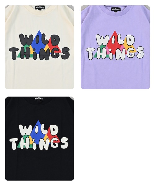 WILD THINGS（ワイルドシングス）の「【WILD THINGS】別注プリントTee（Tシャツ/カットソー・キッズ・ラベンダー/ブラック/キナリ・140/130/120/110/100/90/150）」の20枚目の写真
