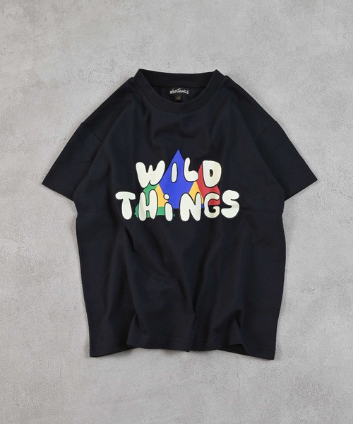 WILD THINGS（ワイルドシングス）の「【WILD THINGS】別注プリントTee（Tシャツ/カットソー・キッズ・ラベンダー/ブラック/キナリ・140/130/120/110/100/90/150）」の8枚目の写真