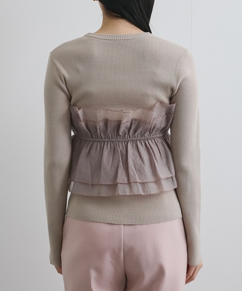 セール】旬なレイヤードスタイルが叶う！ライトニットビスチェ