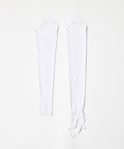 MUNSINGWEAR（マンシングウェア）の「『サンスクリーン NIR』ストラップ付きUVアームカバー（アームカバー・レディース・ブラック/ホワイト・F）」の3枚目の写真