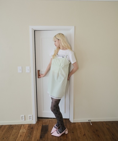 l*i様 Smyeon レース付きキャミワンピース セール】Lace cami onepiece/レース付きキャミワン ピース