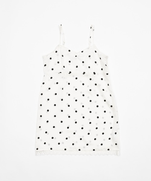 Lace cami onepiece/レース付きキャミワン ピース（ワンピース