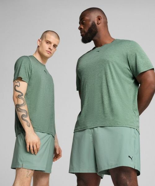 PUMA(プーマ)の「PUMA プーマ メンズ トレーニング TAD エッセンシャル ヘザー キャット 半袖(Tシャツ/カットソー・メンズ・ブラック/ブルー系その他4/カーキ・LARGE/MEDIUM/SMALL/X-LARGE/XX-LARGE)」の2枚目の写真