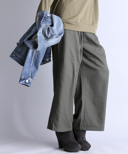 Denime（ドゥニーム）の「ワイドパンツ（その他パンツ・レディース・ブラウン系その他/カーキ/ブラック/レッド系その他・FREE）」の3枚目の写真