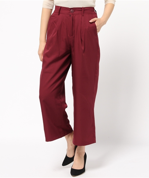 Denime（ドゥニーム）の「ワイドパンツ（その他パンツ・レディース・ブラウン系その他/カーキ/ブラック/レッド系その他・FREE）」の4枚目の写真