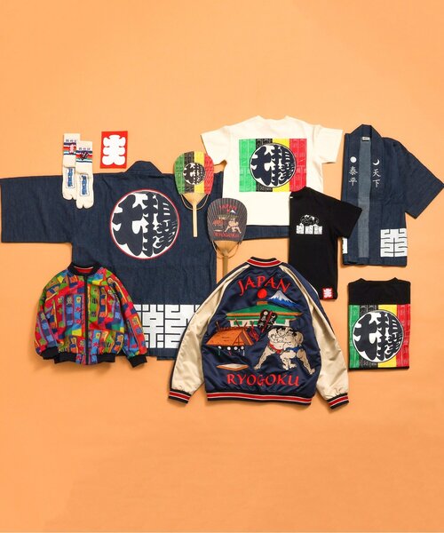 日本相撲協会監修】デニム法被（こども～大人サイズ）（着物）｜BREEZE