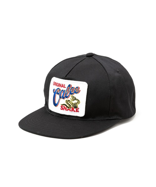 CALEE(キャリー)の「SNAKE LOGO WAPPEN CAP(キャップ・メンズ・ブラック×ブラック/ブラック×ホワイト・FREE)」の1枚目の写真