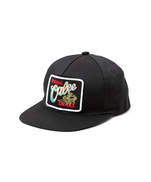 CALEE(キャリー)の「SNAKE LOGO WAPPEN CAP(キャップ・メンズ・ブラック×ブラック/ブラック×ホワイト・FREE)」の2枚目の写真