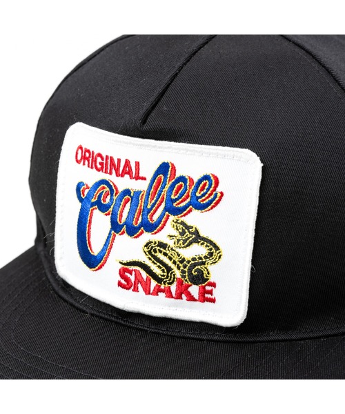 CALEE(キャリー)の「SNAKE LOGO WAPPEN CAP(キャップ・メンズ・ブラック×ブラック/ブラック×ホワイト・FREE)」の5枚目の写真
