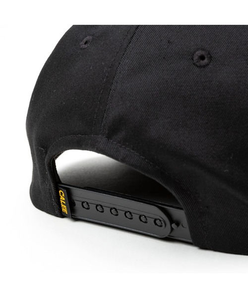 CALEE(キャリー)の「SNAKE LOGO WAPPEN CAP(キャップ・メンズ・ブラック×ブラック/ブラック×ホワイト・FREE)」の6枚目の写真