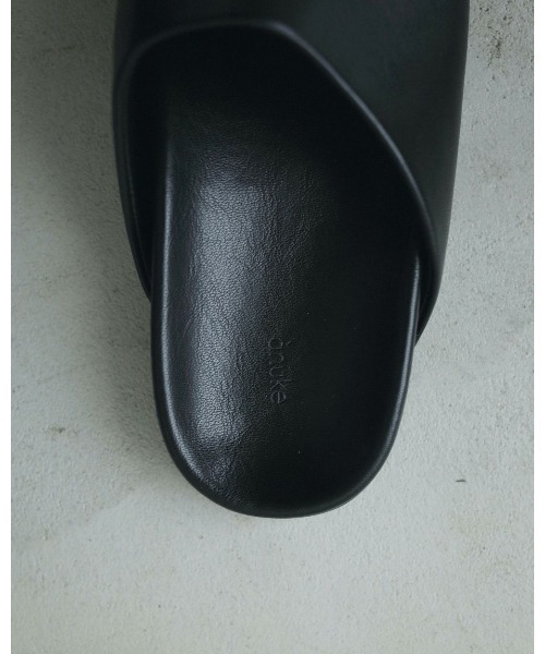 anuke（アンヌーク）の「anuke Ecoleather Sabot 62421018（サンダル・レディース・ブラック・37/36/38）」の6枚目の写真