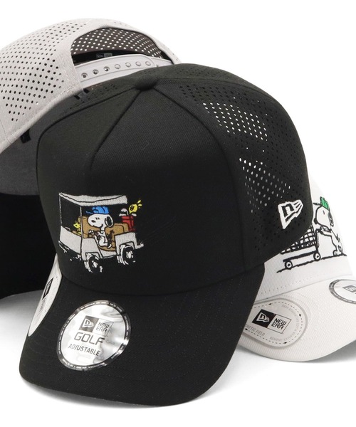 NEW ERA キャップ 帽子 ニューエラゴルフ PEANUTSスヌーピー