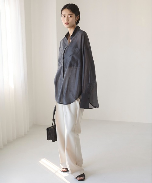 e-chan 未使用/HER. オーガンジーシャツ/アンシェヌマン HER. Online Store