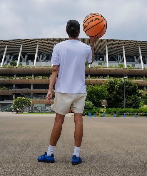 SPALDING(スポルディング)の「【SPALDING/スポルディング】Tシャツ スポンジ・ボブ ロゴ/スポンジボブコラボ吸水速乾UVカット半袖Tシャツ(Tシャツ/カットソー・メンズ・ホワイト/ブラック・MEDIUM/LARGE/X-LARGE)」の7枚目の写真