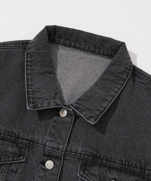 flower（フラワー）の「ショートデニムジャケット（デニムジャケット・レディース・ブラック・FREE）」の15枚目の写真