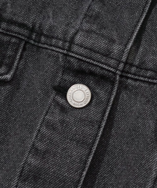 flower（フラワー）の「ショートデニムジャケット（デニムジャケット・レディース・ブラック・FREE）」の16枚目の写真