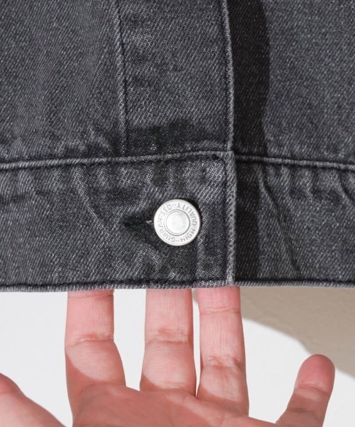flower（フラワー）の「ショートデニムジャケット（デニムジャケット・レディース・ブラック・FREE）」の11枚目の写真