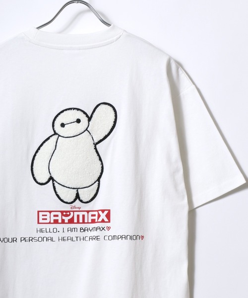 Disney（ディズニー）の「Disney/ディズニー ミッキーマウス/ベイマックス/トイ・ストーリー/ズートピア キャラクター サガラ刺繍 オーバーサイズ 半袖Tシャツ レディース メンズ（Tシャツ/カットソー・レディース・スミクロ/ホワイト/ブラック/ホワイト系その他5/ホワイト系その他6/ブラック系その他5/ブラック系その他4/ブラック系その他6/ネイビー/オレンジ系その他/ブラック系その他/ブラック系その他3/ホワイト系その他4/ホワイト系その他2/ブラック系その他2/グレイッシュベージュ/サックスブルー/ホワイト系その他3/ホワイト系その他/オートミール・M/L/LL）」の8枚目の写真