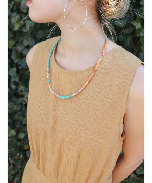 Ungrid（アングリッド）の「カラービーズネックレス（ネックレス・レディース・レッド/ターコイズブルー・FREE）」の19枚目の写真