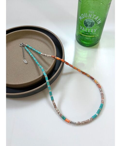Ungrid（アングリッド）の「カラービーズネックレス（ネックレス・レディース・レッド/ターコイズブルー・FREE）」の3枚目の写真
