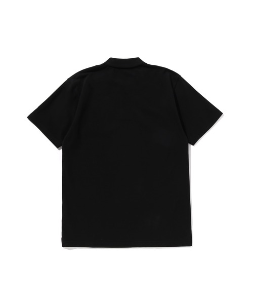 A BATHING APE × LACOSTE黒ポロシャツ Mサイズ BAPE × LACOSTE L!VE CROCODILE APE HEAD T-shirt Black A Bathing Ape