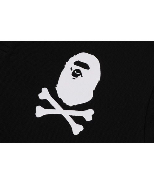 A BATHING APE（アベイシングエイプ）の「APE CROSSBONE POLO（ポロシャツ・メンズ・ホワイト/ブラック・XX-LARGE/SMALL/X-LARGE/LARGE/MEDIUM）」の5枚目の写真