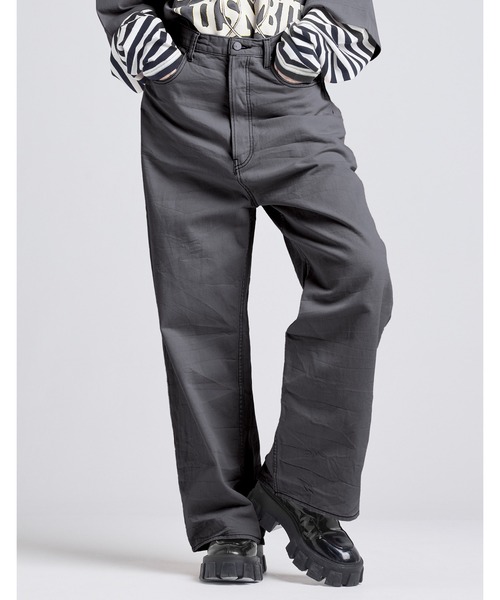 Little sunny bite(リトルサニーバイト)の「《Little sunny bite》twill pants(その他パンツ・レディース・ブラック・MEDIUM)」の1枚目の写真