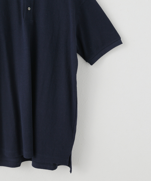 IENA（イエナ）の「INSCRIRE/アンスクリア Big Polo Shirt ポロシャツ I25SS-BC102（ポロシャツ・レディース・ネイビー・FREE）」の3枚目の写真