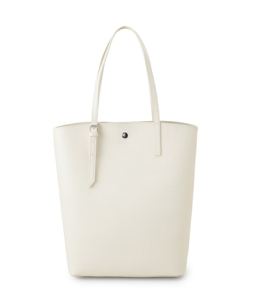 SHOO・LA・RUE(シューラルー)の「【A4】一枚革風カクシボトートバッグ(トートバッグ・レディース・ナチュラル/アイボリー/ブラック・00)」の6枚目の写真