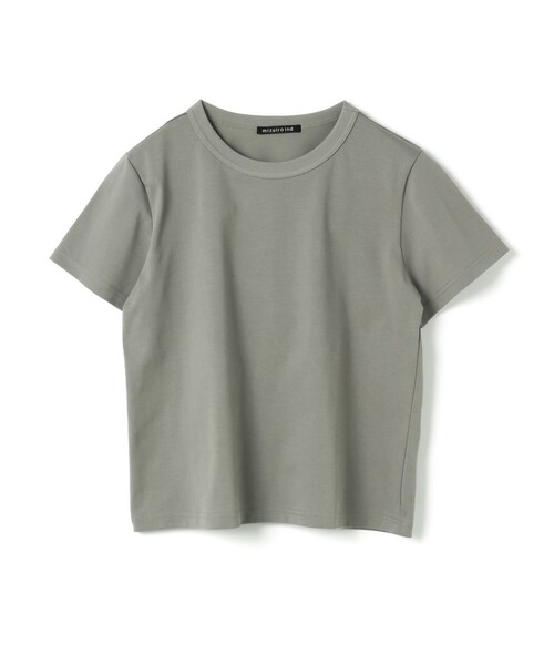 mizuiroind(ミズイロインド)の「mizuiro ind ベーシッククルーネックT(Tシャツ/カットソー・レディース・オフホワイト/グレー/ライトブルー/キナリ/ピンク/ブラック・FREE)」の5枚目の写真