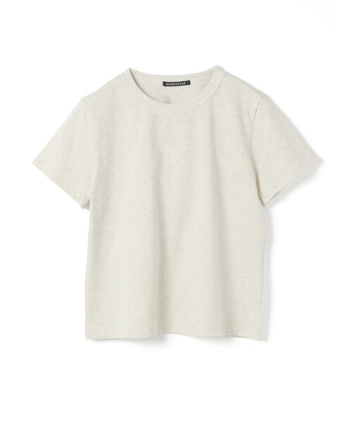 mizuiroind(ミズイロインド)の「mizuiro ind ベーシッククルーネックT(Tシャツ/カットソー・レディース・オフホワイト/グレー/ライトブルー/キナリ/ピンク/ブラック・FREE)」の3枚目の写真