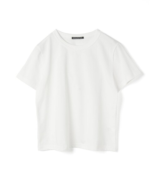 mizuiroind(ミズイロインド)の「mizuiro ind ベーシッククルーネックT(Tシャツ/カットソー・レディース・オフホワイト/グレー/ライトブルー/キナリ/ピンク/ブラック・FREE)」の7枚目の写真