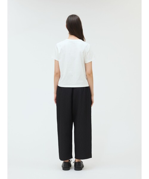 mizuiroind(ミズイロインド)の「mizuiro ind ベーシッククルーネックT(Tシャツ/カットソー・レディース・オフホワイト/グレー/ライトブルー/キナリ/ピンク/ブラック・FREE)」の19枚目の写真