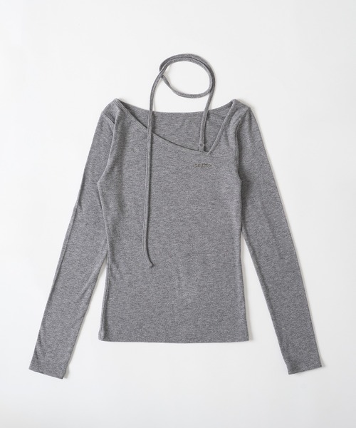 FCMM(エフシーエムエム)の「【日本限定】UNBLANCED L/S TEE/アンバランスロングスリーブTシャツ(Tシャツ/カットソー・レディース・ブラック/カーキ/グレー・MEDIUM/SMALL)」の20枚目の写真